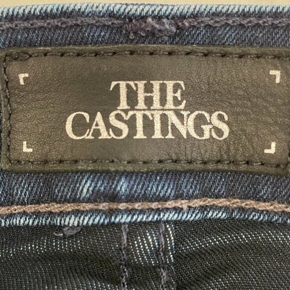 Aritzia The Castings High Rise Skinny Briar Wash Cotton Blend Jeans Blue Sz 28 - Picture 7 of 11